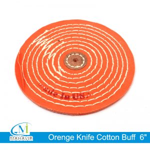 CBS0016 - Orenge Knife Cotton Buff 6