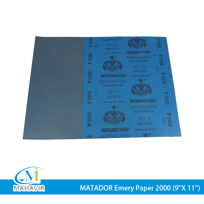 EM0009 - MATADOR Emery Paper 2000 (9''X 11'')